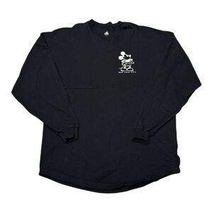 Disney New York City Mickey Mouse Black Spirit Jersey Shirt Adult Sz S